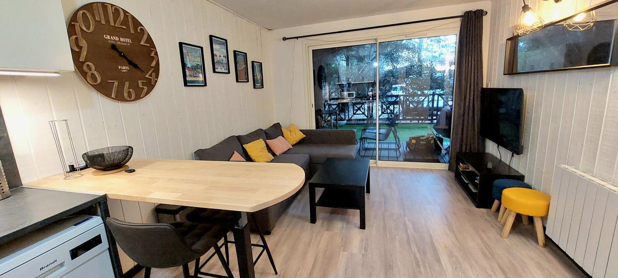 Bassin D'Arcachon Ares Charmant T2 Jardin 아파트 외부 사진